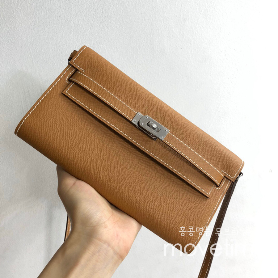 [홍콩명품가방, HERMES] 에르메스 켈리 포쉐뜨 에피솜 레더 여성용 가방 HM025. 22cm, H3