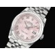 로렉스 데이저스트 36mm핑크 다이얼 | Datejust 36 SS 904L Steel JDF 1:1 Best Edition Pink Dial Diamonds 6/9 Markers on SS Bracelet VR3235