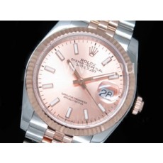 로렉스 데이저스트 36mm 로즈골드 다이얼 | DateJust 36 SS_RG 116231 RZF Best Edition 904L Steel RG Dial Stick Markers on SS_RG Bracelet A2824