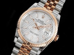 로렉스 데이저스트 36mm 로즈골드 실버 다이얼 | DateJust 36 SS_RG 126203 JDF 1_1 Best Edition Silver Dial on Jubilee Bracelet A2824