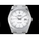 로렉스 데이저스트 41mm 화이트 다이얼 | DateJust 41 126334 904L SS VSF 1_1 Best Edition White Dial on Oyster Bracelet VS3235