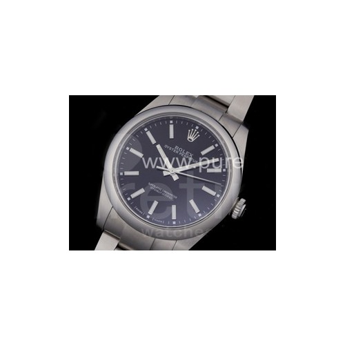 로렉스 오이스터 퍼페츄얼 34mm 블랙 다이얼 | Oyster Perpetual 34mm 114200 ACF Best Edition Black Dial on SS Bracelet A2824