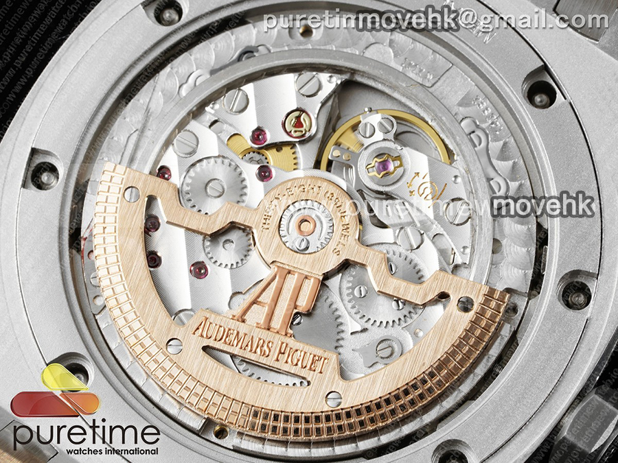 오데마피게 로얄오크 41mm 컴플리케이션 데이데이트 문페이즈 블루 다이얼 | Royal Oak 41mm Complicated 26574 SS APSF 1:1 Best Edition Blue Dial on SS Bracelet A5134 (CHS) 상세이미지 16