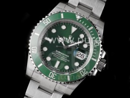 로렉스 서브마리너 그린 세라믹 베젤 그린 다이얼 | Submariner 116610 LV Green Ceramic 904L Steel VSF 1:1 Best Edition VS3135