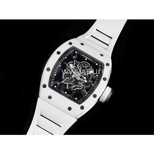 [RICHARD MILLE] 리차드밀레 RM055 티타늄 화이트  세라믹 베젤 스켈레톤 다이얼, 홍콩명품시계 무브타임, 남자명품시계,워치,손목시계