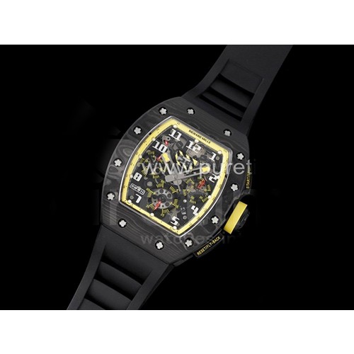 [RICHARD MILLE] 리차드밀레 RM011 카본 크로노 크리스탈 블랙 스켈레톤 다이얼, 홍콩명품시계 무브타임, 남자명품시계,워치,손목시계