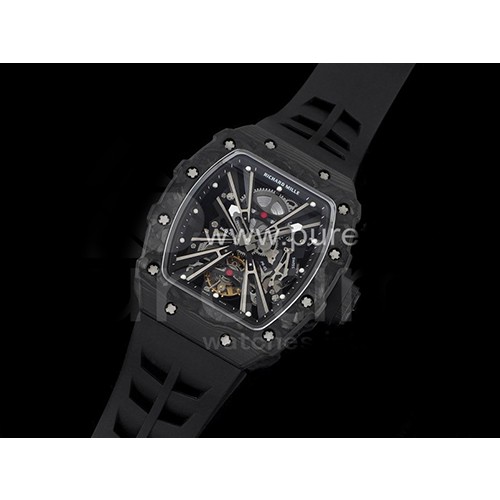 [RICHARD MILLE] 리차드밀레 RM012 투어빌론 포지 카본 베젤 스켈레톤 다이얼, 올블랙, 홍콩명품시계 무브타임, 남자명품시계,워치,손목시계