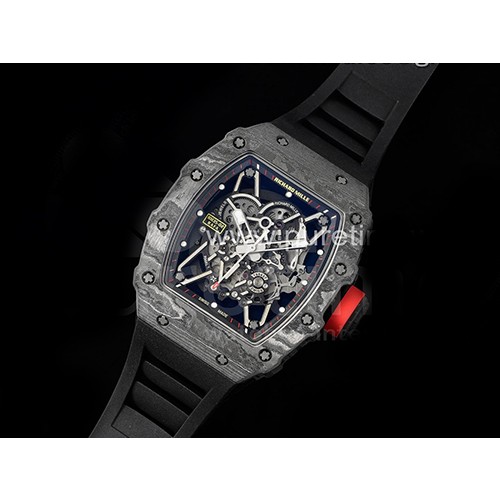 [RICHARD MILLE] 리차드밀레 RM035-2 포지 카본 베젤 스켈레톤 다이얼 블랙라버 스트랩, 홍콩명품시계 무브타임, 남자명품시계,워치,손목시계