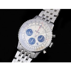 [BREITLING] 브라이틀링 네비타이머 43mm 크로노그래프 화이트 다이얼, 홍콩명품시계,남자워치,손목시계,메탈스트랩