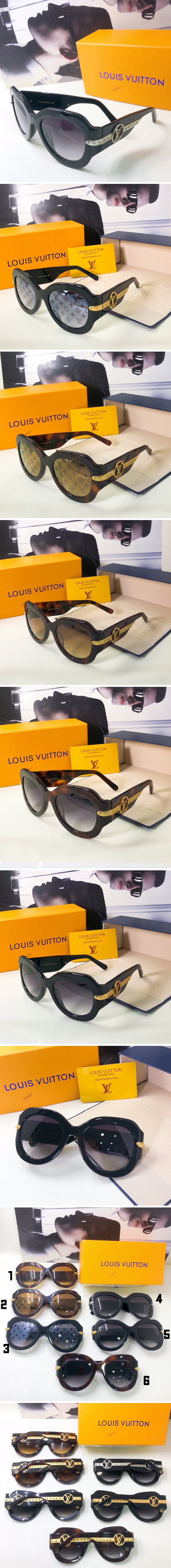 [Louis Vuitton] 루이비통 22SS 여자 원형테 연예인 선데이 선글라스 안경테 SG081, 홍콩명품,무브타임,사이트,쇼핑몰,해외직구,구매대행