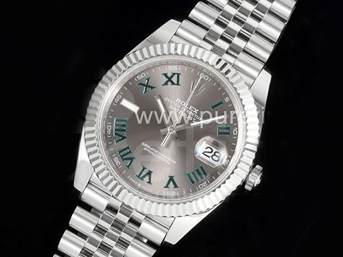 [홍콩명품시계.ROLEX] 로렉스 데이저스트 41mm 126334 904L 스틸 로먼 마커 그레이 다이얼, 롤렉스,남자명품시계,메탈시계,무브타임쇼핑몰