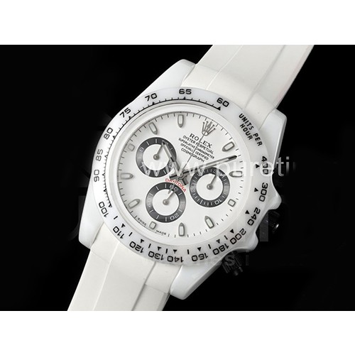 [홍콩명품시계.ROLEX] 로렉스 데이토나 화이트 세라믹 크로노그래프 화이트/블랙 다이얼, 롤렉스,명품레플리카,남자명품시계,워치,중년남자,SA,명품시계,고무밴드스트랩