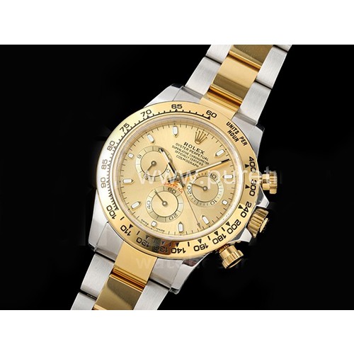 [홍콩명품시계.ROLEX] 로렉스 데이토나 116523 옐로우골드 크로노그래프 옐로우골드 다이얼 콤비, 롤렉스,명품레플리카,남자명품시계,워치,중년남자,SA,명품시계,메탈밴드스트랩