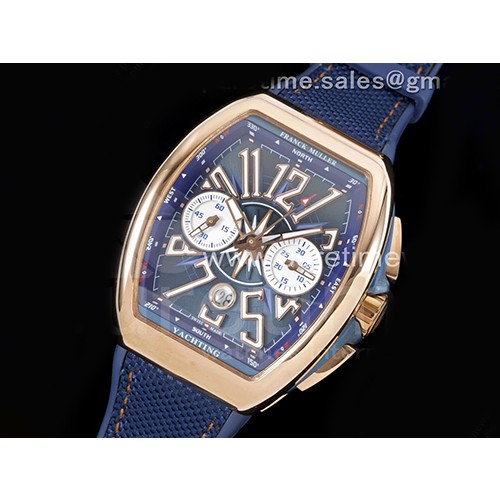 [홍콩명품시계.FRANCK MULLER] 프랑크뮬러 뱅가드 로즈골드 크로노 데이트 블루 다이얼, 명품레플리카,남자명품시계,워치,중년남자,SA,명품시계