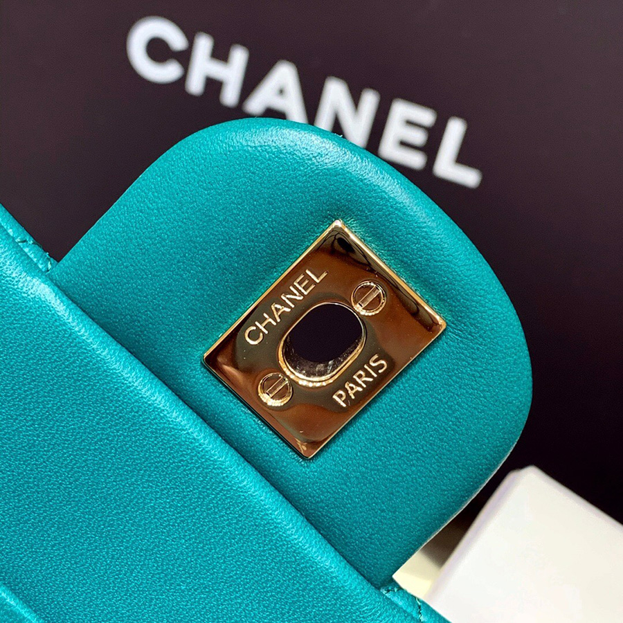 [홍콩명품,CHANEL] 샤넬 WOC 플랩백 CC로고 금장 청녹색, 25cm, BDA, 명품가방,최신,22SS,여자가방,미러급,레플리카,무브타임,직구쇼핑몰 상세이미지 13