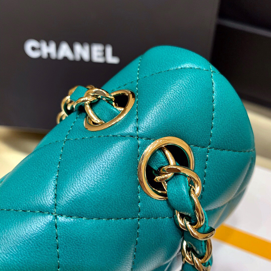 [홍콩명품,CHANEL] 샤넬 WOC 플랩백 CC로고 금장 청녹색, 25cm, BDA, 명품가방,최신,22SS,여자가방,미러급,레플리카,무브타임,직구쇼핑몰 상세이미지 15