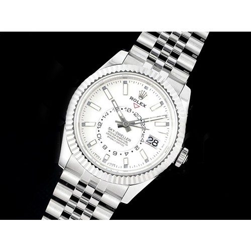 [홍콩명품시계.ROLEX] 로렉스 롤렉스 스카이드웰러 42mm 화이트 다이얼, 명품레플리카,무브타임,남자명품시계,워치,손목시계,메탈시계