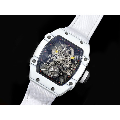 [홍콩명품시계.RICHARD MILLE] 리차드밀레 RM027-02 투어빌론 화이트 카본 베젤 스켈레톤 다이얼, 무브타임, 남자명품시계,워치,손목시계