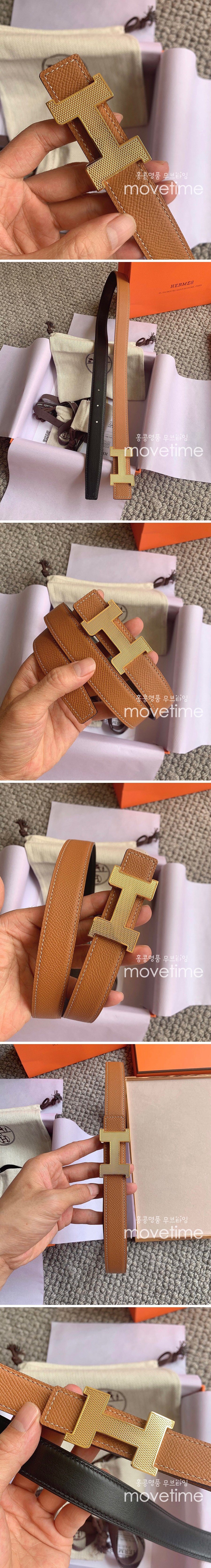 [홍콩명품,HERMES] 에르메스 22SS 연예인코디 여성용 양면벨트 2.4cm WM624, BRB, 명품의류,무브타임사이트,인터넷명품쇼핑몰,여자명품