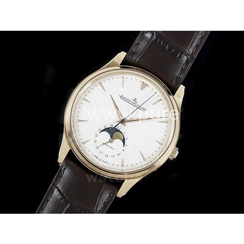 [홍콩명품시계.JAEGER-LECOULTRE] 예거르꿀뜨르 마스터 울트라 신 문페이즈 1362520 로즈골드 화이트 다이얼, 무브타임,남자명품시계,워치,중년남자,SA,명품시계