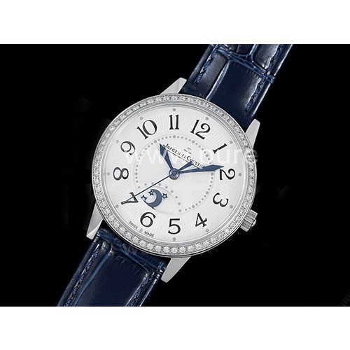 [홍콩명품시계.JAEGER-LECOULTRE] 예거르꿀뜨르 Rendez-Vous 나이트 데이 다이아몬드 베젤 화이트 다이얼, 무브타임,남자명품시계,워치,중년남자,SA,명품시계