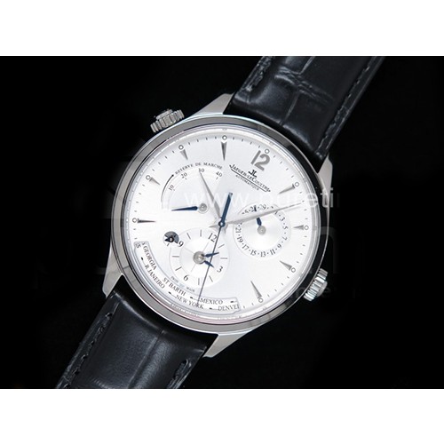 [홍콩명품시계.JAEGER-LECOULTRE] 예거르꿀뜨르 마스터 지오그래픽 GMT 파워리저브 화이트 다이얼, 무브타임,남자명품시계,워치,중년남자,SA,명품시계