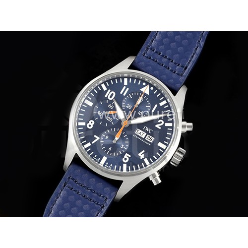 [홍콩명품시계.IWC] 아이더블유씨 파일럿 크로노 데이데이트 블루 다이얼, 무브타임,남자명품시계,워치,중년남자,SA,명품시계