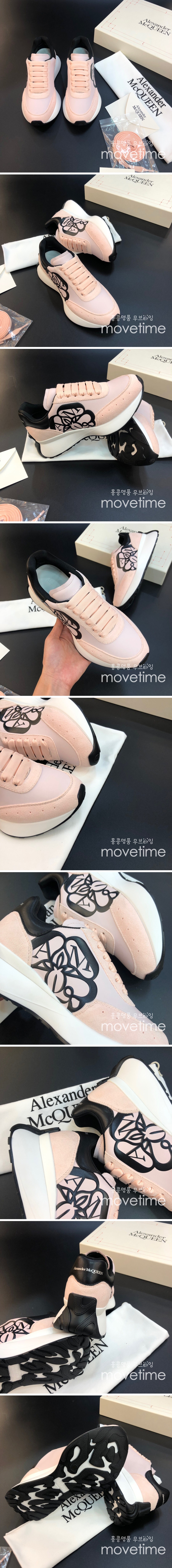 [홍콩명품신발.McQueen] 알렉산더 맥퀸 22ss 남자여자 문자로고 커플 운동화 슈즈 SE816, PMD, 명품슈즈,홍콩명품,무브타임쇼핑몰