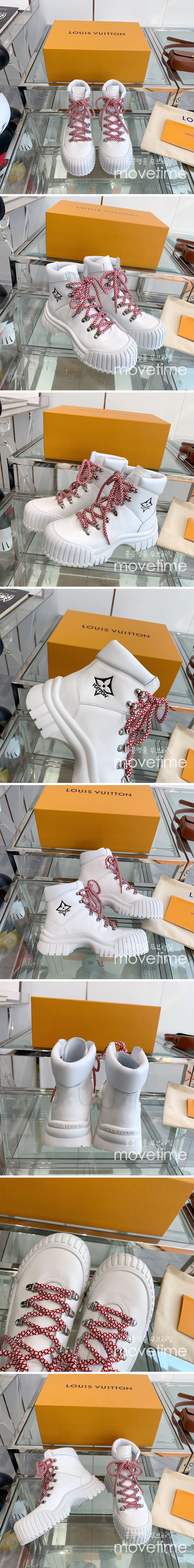 [홍콩명품.LOUIS VUITTON] 루이비통 레인저 플랫 루비 부츠(화이트), SE855, ALW, 무브타임사이트,인터넷명품쇼핑몰,남자명품,슈즈,신발