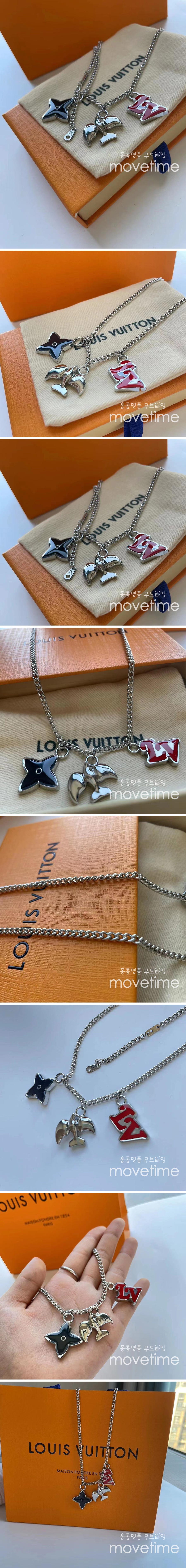 [홍콩명품.LOUIS VUITTON] 루이비통 22SS 연예인코디 최신유행 남자여자 목걸이, ET448, AGG, 홍콩명품쇼핑몰,무브타임,인터넷명품사이트