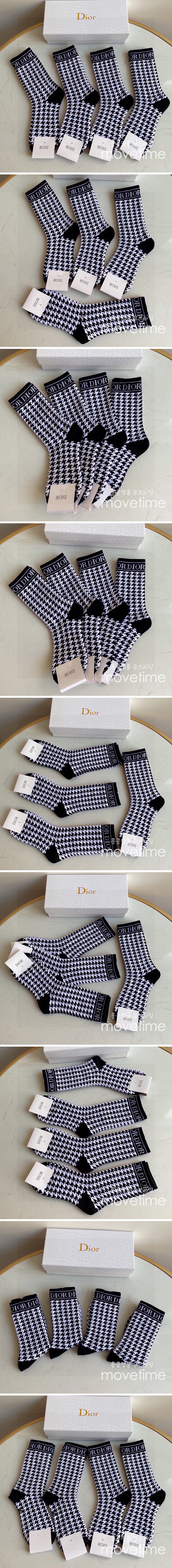 [홍콩명품,Christian Dior] 디올 22SS 선물용 양말 종아리양말 롱삭스 4종, ET458, MAR, 홍콩명품쇼핑몰,무브타임,악세사리,잡화,생활용품