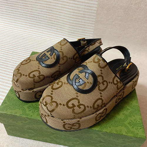 [홍콩명품.Gucci] 구찌 22SS 샌들 슬리퍼 Maxi GG canvas platform c, SE883, H3, 무브타임사이트,인터넷명품쇼핑몰,남자명품,슈즈,신발