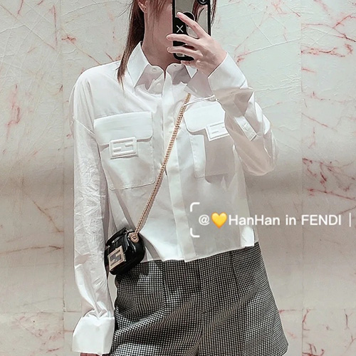 [홍콩명품,FENDI] 펜디 22SS FF로고 포켓 화이트 셔츠 자켓, BM3235, TBG, 명품쇼핑몰,의류,무브타임사이트,인터넷쇼핑몰,해외직구