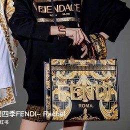 [홍콩명품,FENDI] 펜디 23SS 펜다체 선샤인 프린트 FF 레더 쇼퍼백 숄더백 토트백 8BH386AJTYF15HM, BGM774, MD, 홍콩명품가방,손목가방,크로스백,핸드백,구매대행,무브타임