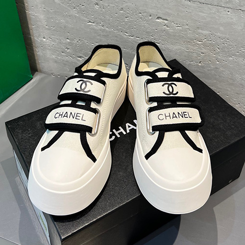 [홍콩명품.CHANEL] 샤넬 23SS 로고 찍찍이 캔버스 스니커즈(3컬러), SE963, SMS, 무브타임사이트,인터넷명품쇼핑몰,남자명품,슈즈,신발