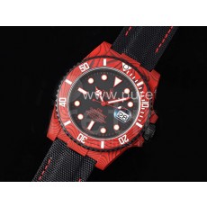 [홍콩명품시계.ROLEX] 로렉스 서브마리너 DIW 레드카본 베젤 블랙 다이얼, 롤렉스,남자명품시계,워치,중년남자,SA,명품시계,손목시계