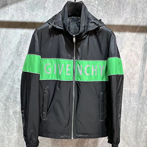 [홍콩명품.GIVENCHY] 지방시 23SS 로고 스트라이프 후드 바람막이 자켓 (블랙), BM4193, AGG, 명품쇼핑몰,의류,무브타임사이트,인터넷쇼핑몰,해외직구로고