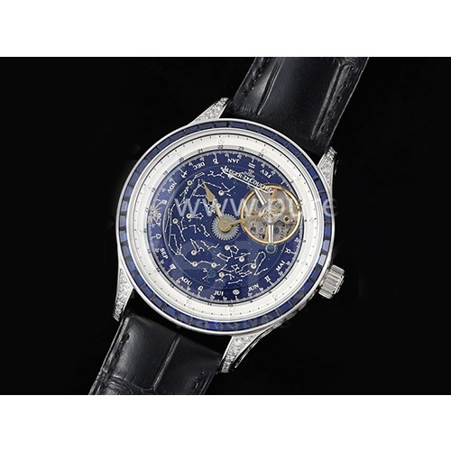 [홍콩명품시계.JAEGER-LECOULTRE] 예거르꿀뜨르 마스터 그랜드 트레이디션 블루 다이아몬드 베젤 블루 다이얼, 명품직구,구매대행,럭셔리,남자명품시계,워치,중년남자