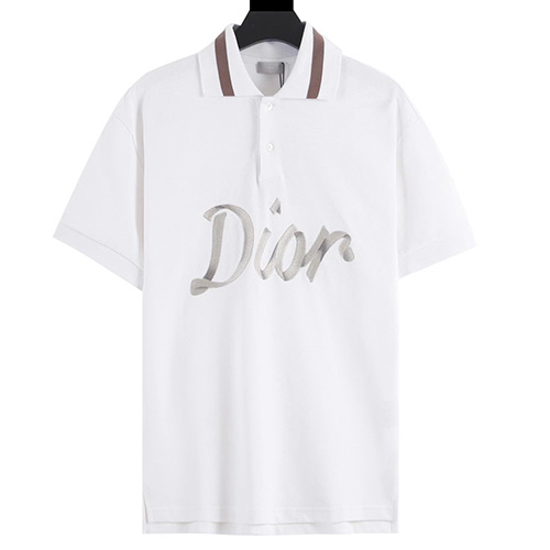 [홍콩명품,Christian Dior] 디올 23SS 로고 자수 카라 반팔 티셔츠 (2컬러), BM4776, SUN, 온라인명품쇼핑몰,의류,무브타임사이트,인터넷쇼핑몰,해외직구