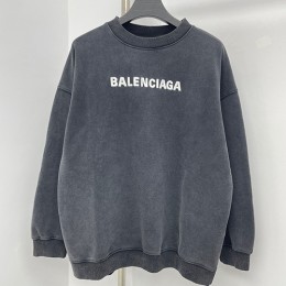 [홍콩명품.BALENCIAGA] 발렌시아가 23SS 로고 자수 빈티지 워싱 맨투맨, BM4812, AGG, 온라인명품쇼핑몰,의류,무브타임사이트,인터넷쇼핑몰,해외직구