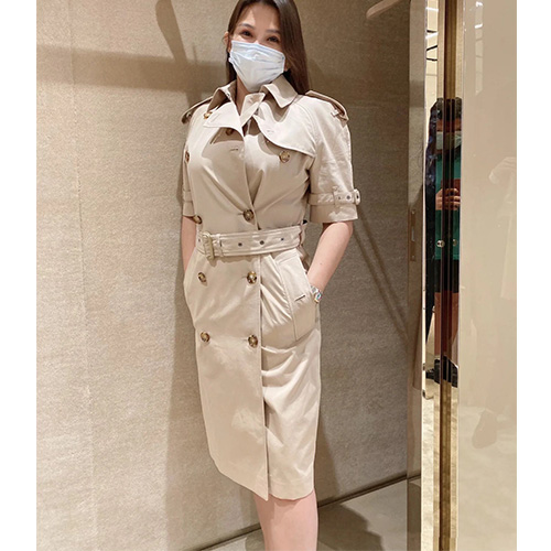 [홍콩명품.Burberry] 버버리 23SS 엠버포드 여성 롱 원피스, BM5528, TBG, 온라인명품쇼핑몰,의류,무브타임사이트,인터넷쇼핑몰,해외직구