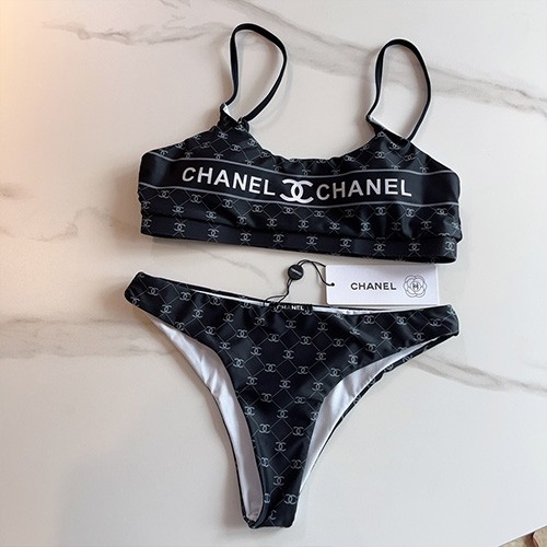 [홍콩명품.CHANEL] 샤넬 23SS 로고 여행용 비키니 수영복, ET1190, BR, 홍콩명품쇼핑몰,무브타임,악세사리,잡화,생활용품