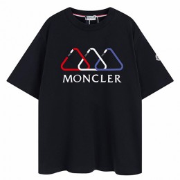 [홍콩명품.MONCLER] 몽클레어 23SS 로고 그래픽 프린트 반팔 티셔츠 (2컬러), BM6603, BR, 홍콩명품쇼핑몰,인터넷명품,온라인명품사이트,해외명품,해외직구