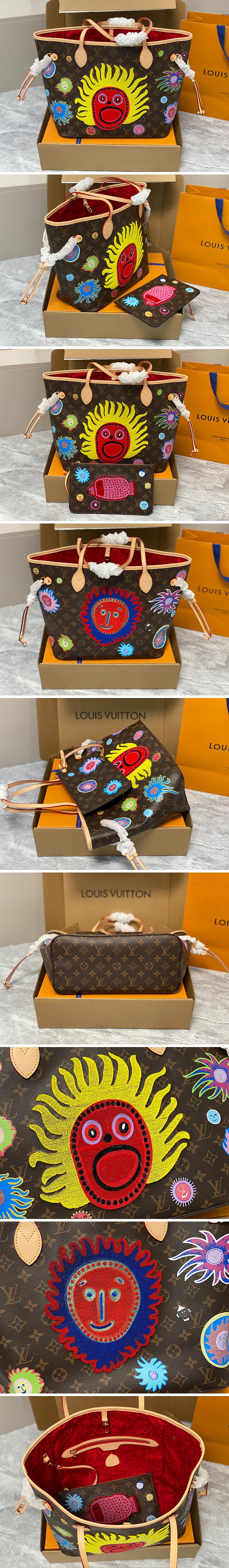 [홍콩명품.LOUIS VUITTON] 루이비통 23SS LV x YK 네버풀 MM 토트 백 M46447, BGM1601, BDA, 홍콩명품가방,명품쇼핑몰,크로스백,핸드백,구매대행,무브타임