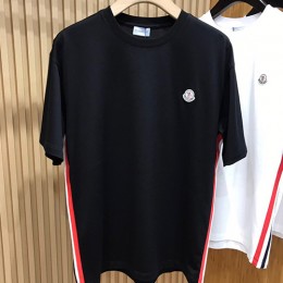 [홍콩명품.MONCLER] 몽클레어 23SS 로고 3선 반팔 티셔츠 (2컬러), BM7266, JQ, 온라인명품쇼핑몰,남자명품의류,인터넷쇼핑몰,해외직구