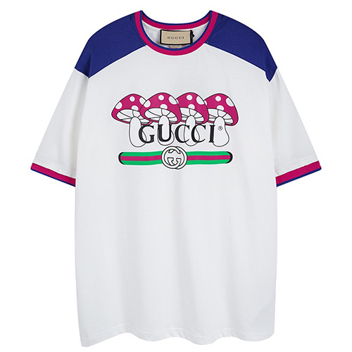 [홍콩명품.Gucci] 구찌 23SS 로고 그래픽 프린트 반팔 티셔츠 (화이트), BM7978, JU, 온라인명품쇼핑몰,남자명품의류,인터넷쇼핑몰,해외직구