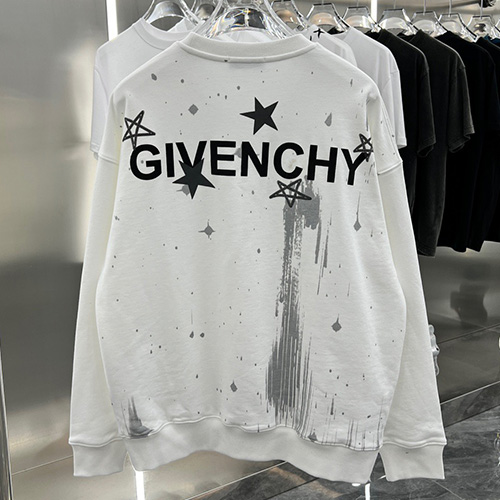 [홍콩명품.GIVENCHY] 지방시 23SS 로고 스프레이 프린트 맨투맨 (화이트), BM8258, TOP, 온라인명품쇼핑몰,남자명품의류,인터넷쇼핑몰,해외직구