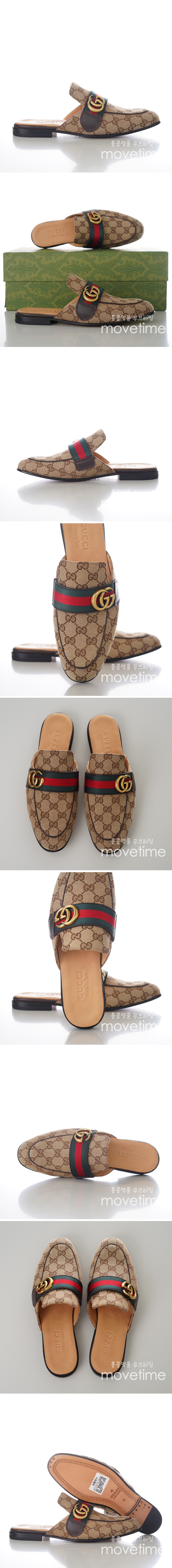 [홍콩명품.Gucci] 구찌 23SS 프린스타운 GG수프림 슬리퍼 로퍼 뮬 (베이지), SE1936, S6, 무브타임사이트,인터넷명품쇼핑몰,남자명품,슈즈,신발