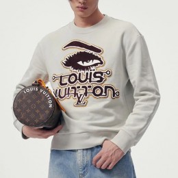 [홍콩명품.LOUIS VUITTON] 루이비통 23SS 엠브로이더드 코튼 맨투맨 1ABYJU, BM8661, KB, 온라인명품쇼핑몰,남자명품의류,인터넷쇼핑몰,해외직구