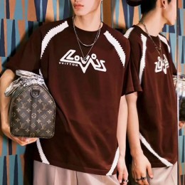 [홍콩명품.LOUIS VUITTON] 루이비통 23SS 로고 크루넥 반팔 스웨터 1ABXXE, BM8781, JU, 온라인명품쇼핑몰,남자명품의류,인터넷쇼핑몰,해외직구